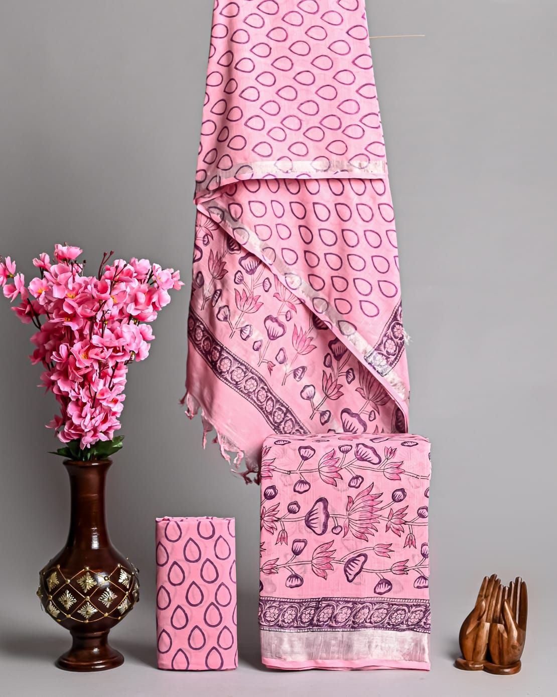 Linen Festivewear Unstitched suit