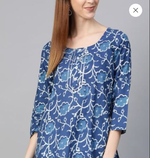 Kanak Cotton Straight Kurta