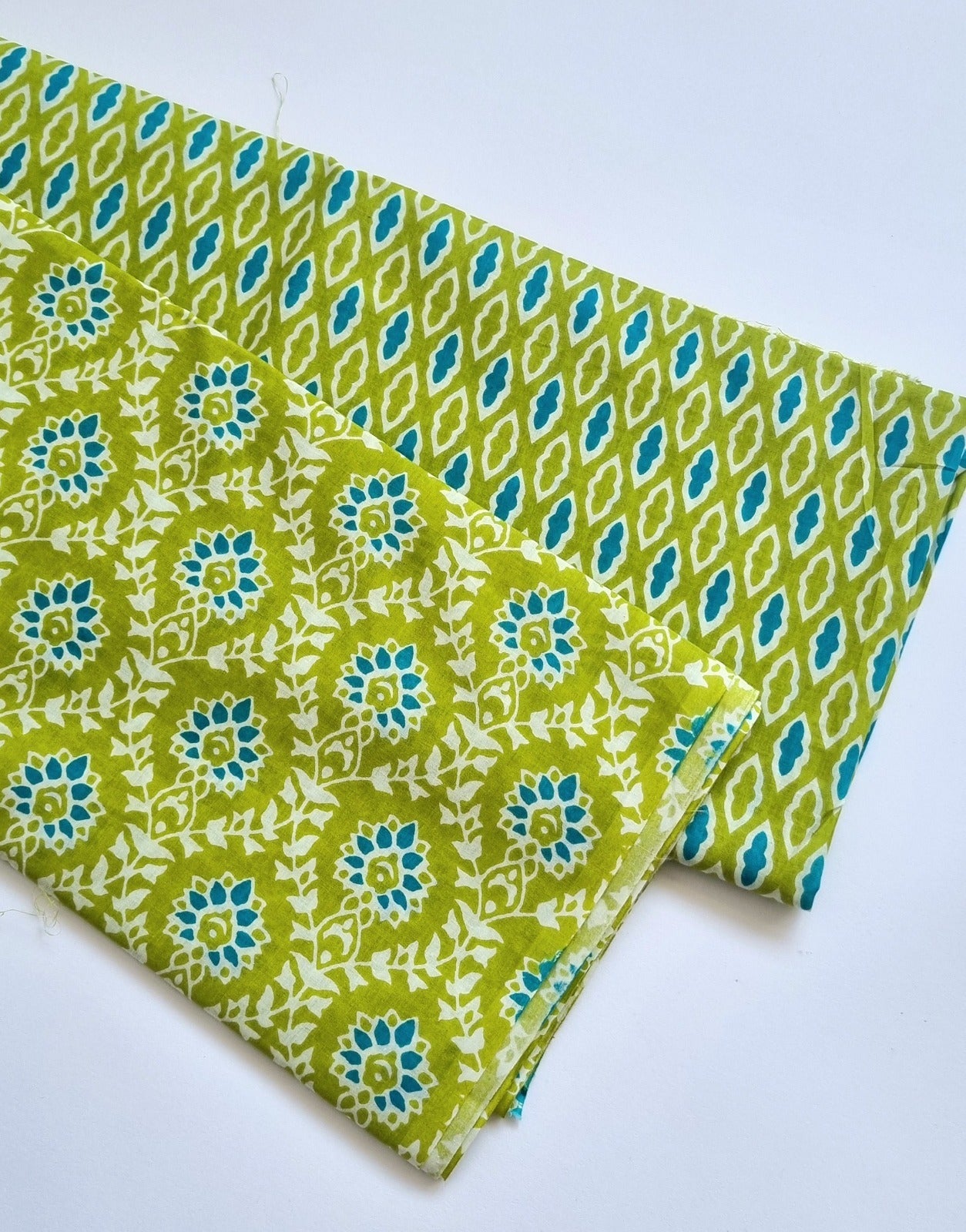 Handblock Cotton Unstitched suit