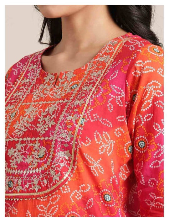 Kesar Rayon Cotton Kurta
