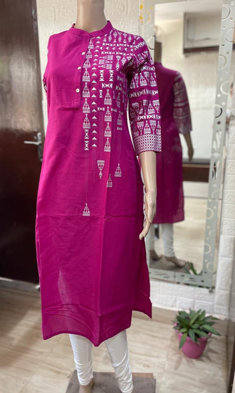 Kanak Cotton Straight Kurta