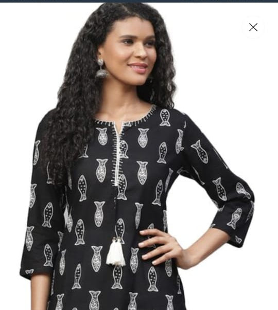 Kanak Cotton Straight Kurta