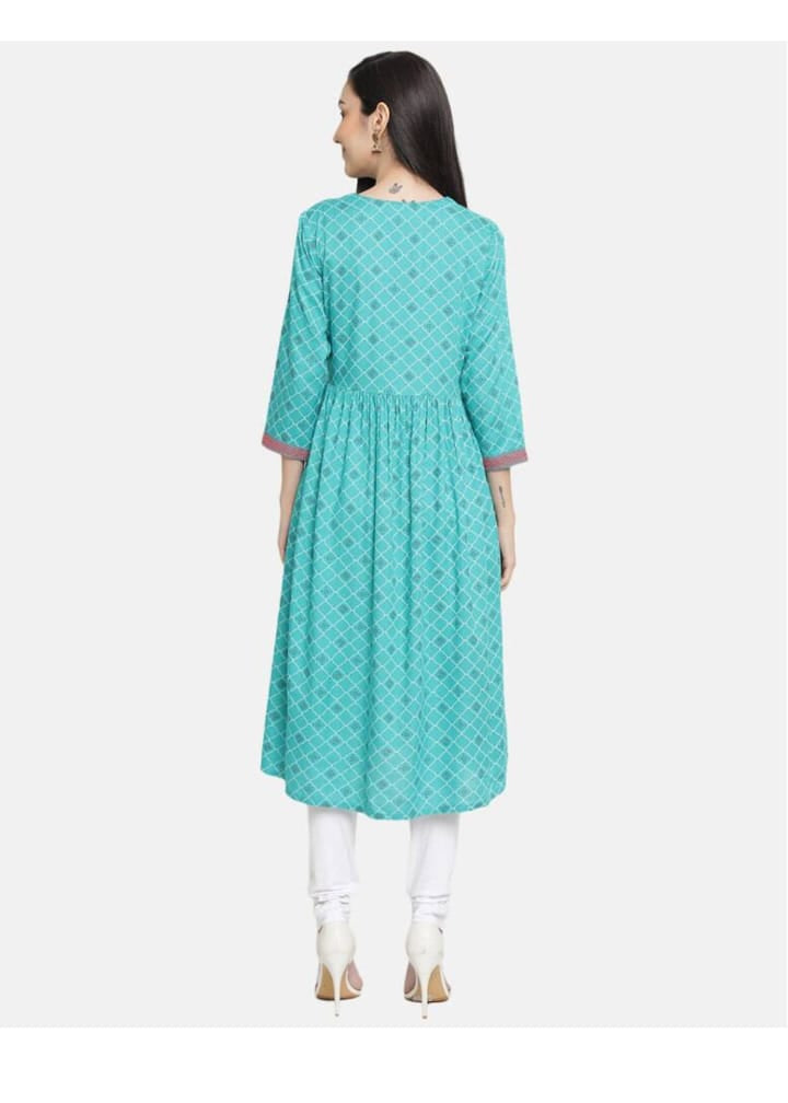 Nirali Frock Kurti-Firozi
