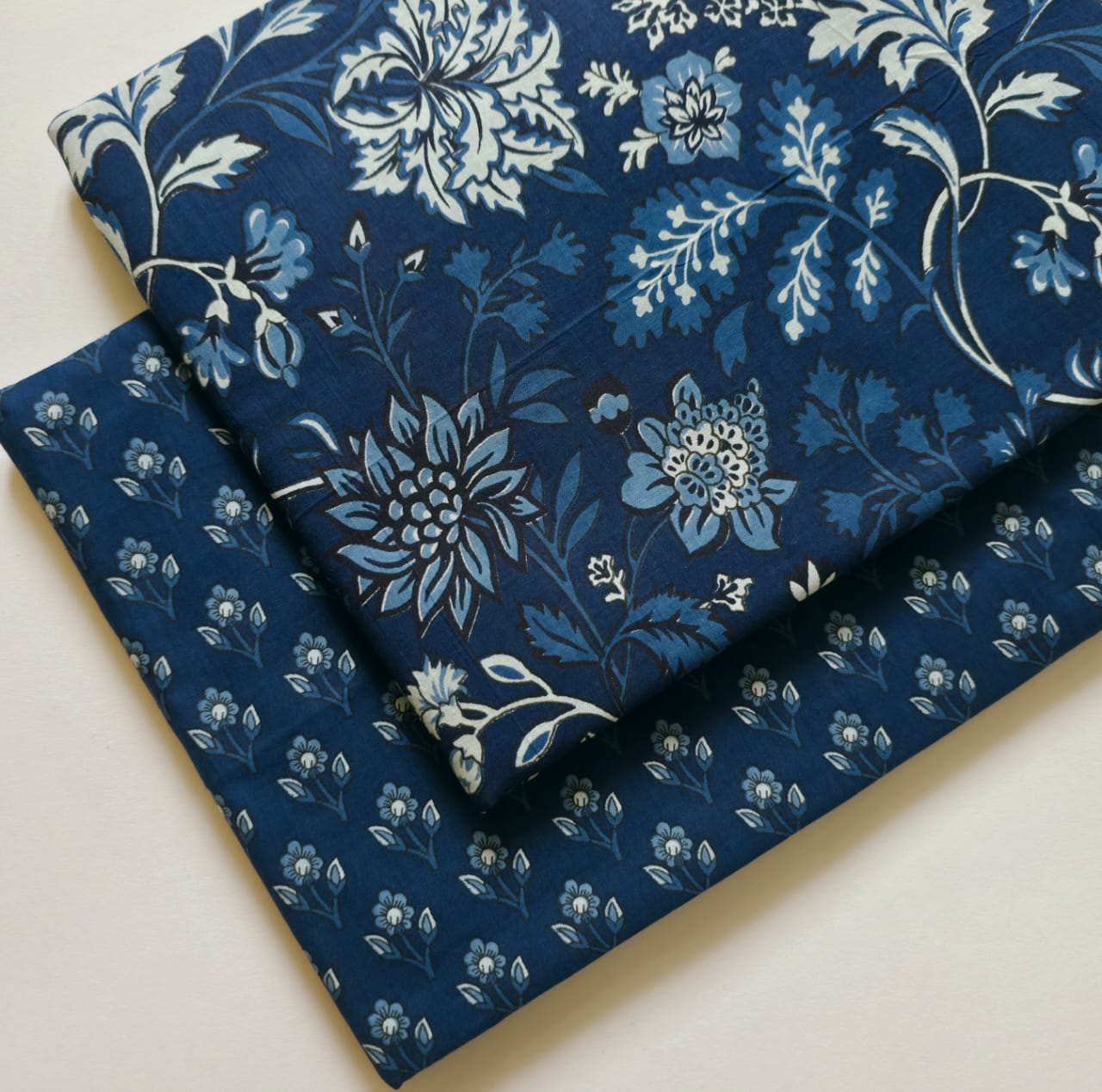 Handblock Cotton Unstitched suit