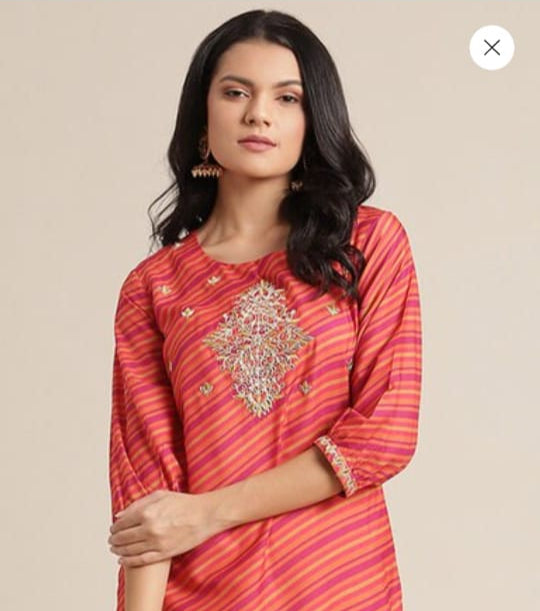 Kesar Silk Straight Kurta