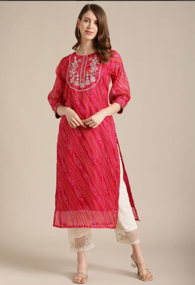 Kesar Kota Doria Kurta