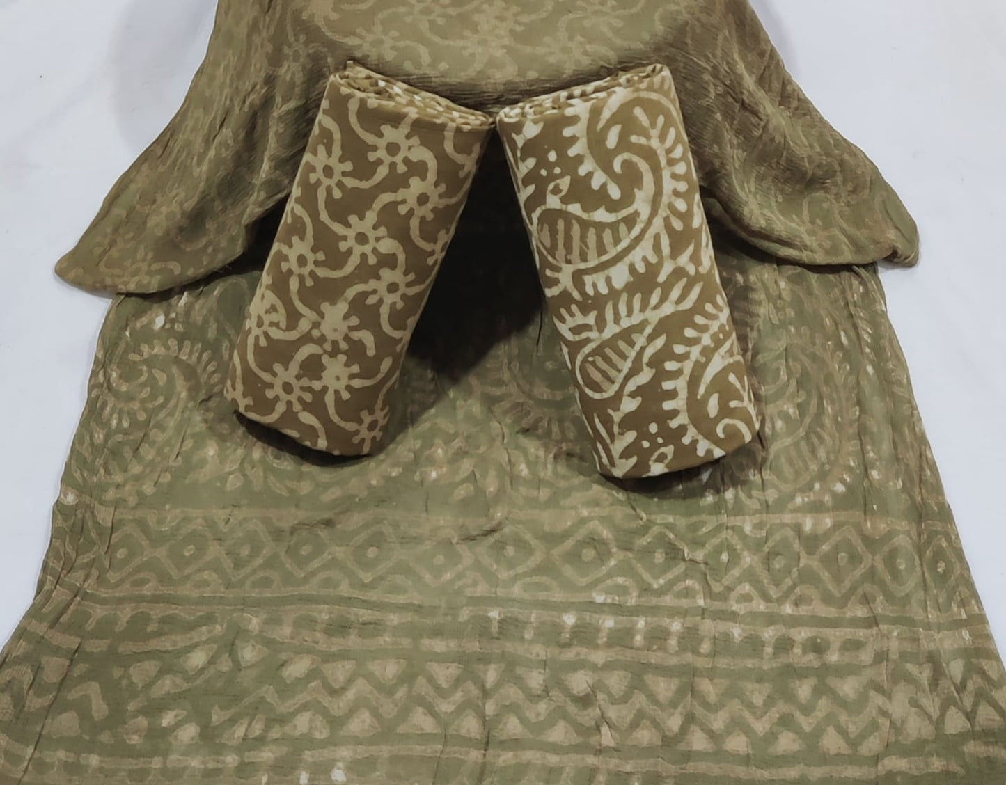 Batik Cotton Unstitched Suit