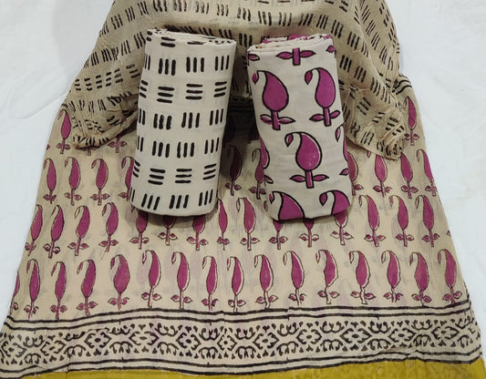 Batik Cotton Unstitched suit