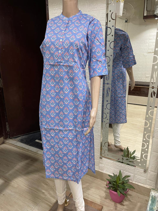 Ikshita Cotton Straight Kurta