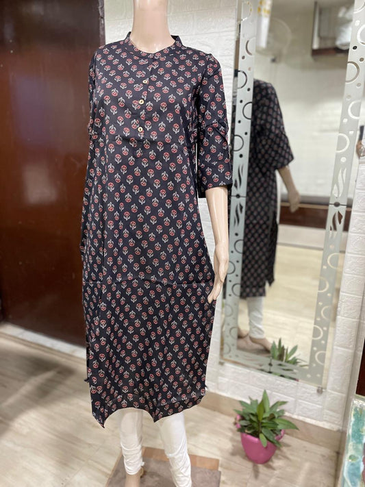 Ikshita Cotton Straight Kurta