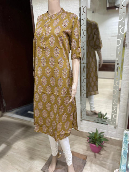 Ikshita Cotton Straight Kurta