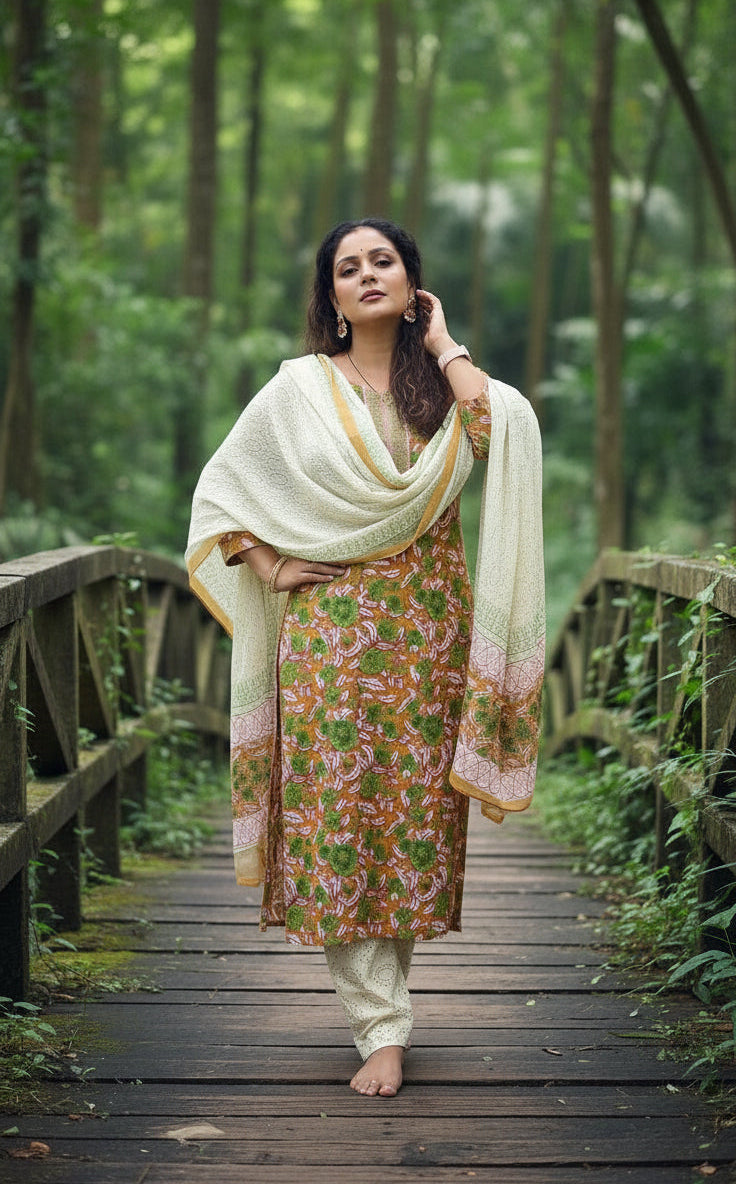 Sadhna Straight Suit Set