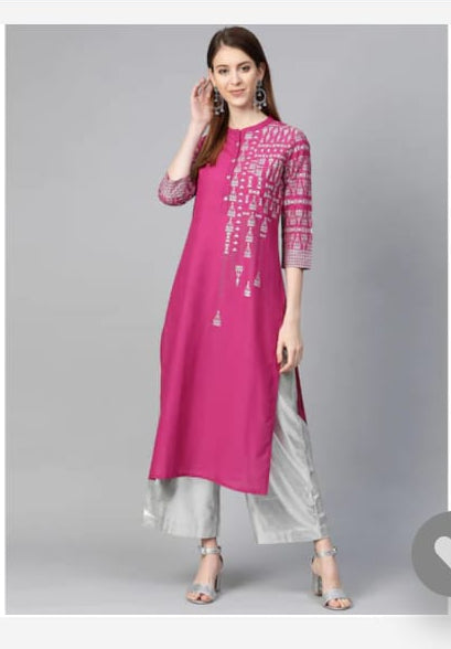 Kanak Cotton Straight Kurta