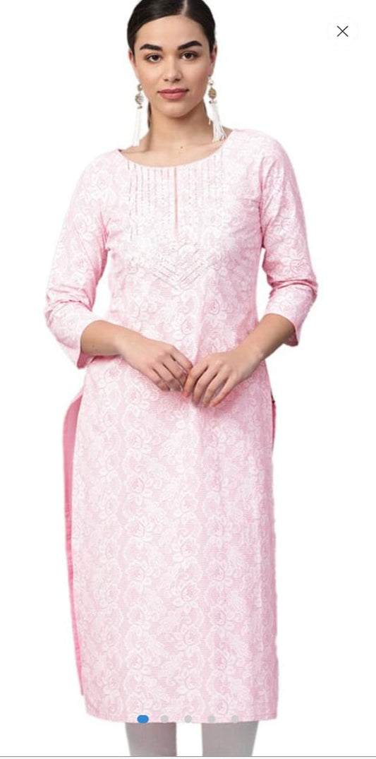 Kanak Cotton Straight Kurta