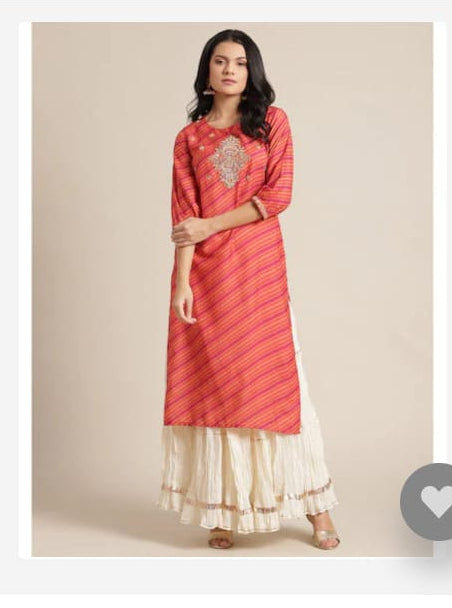 Kesar Silk Straight Kurta