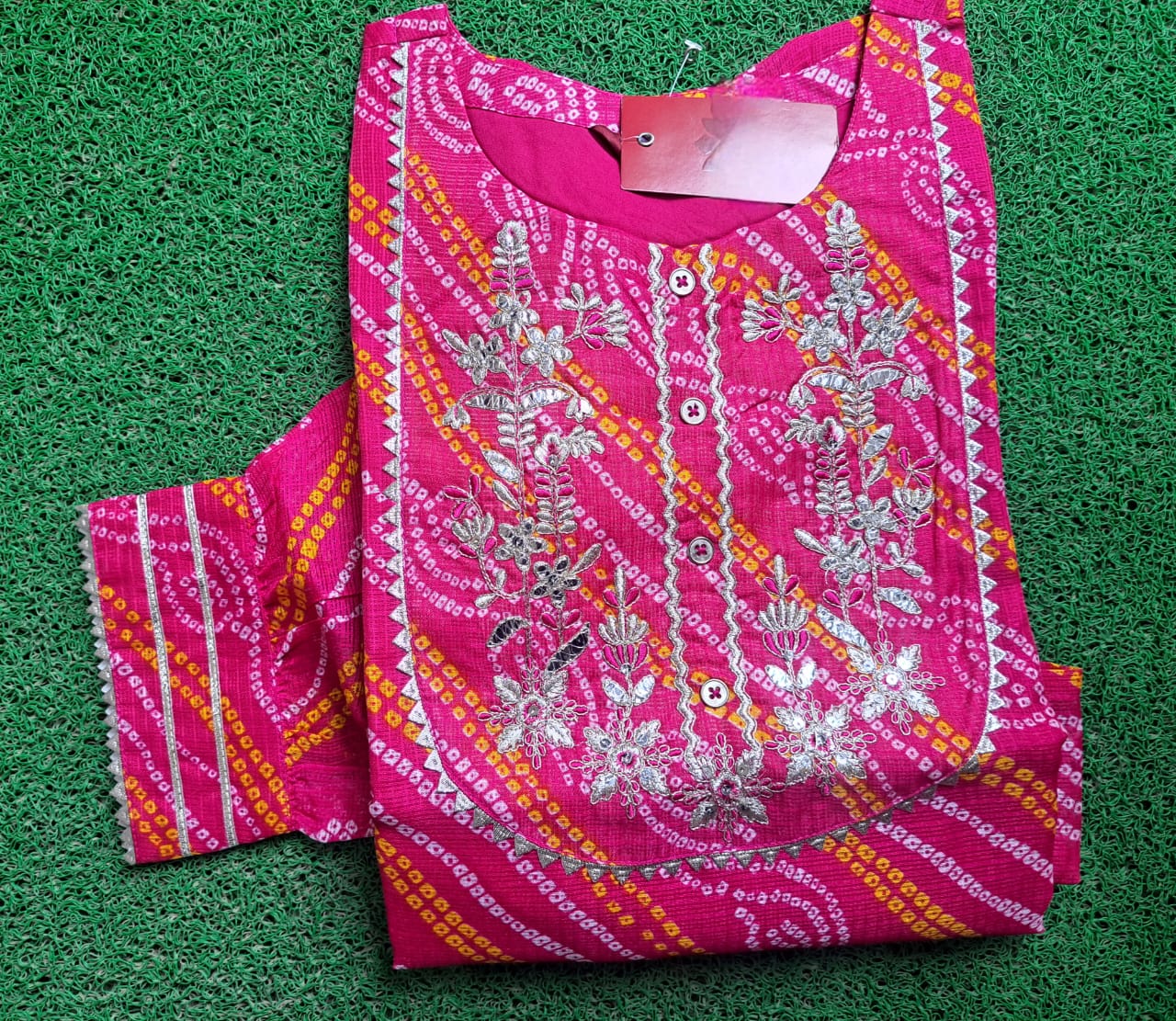 Kesar Kota Doria Kurta