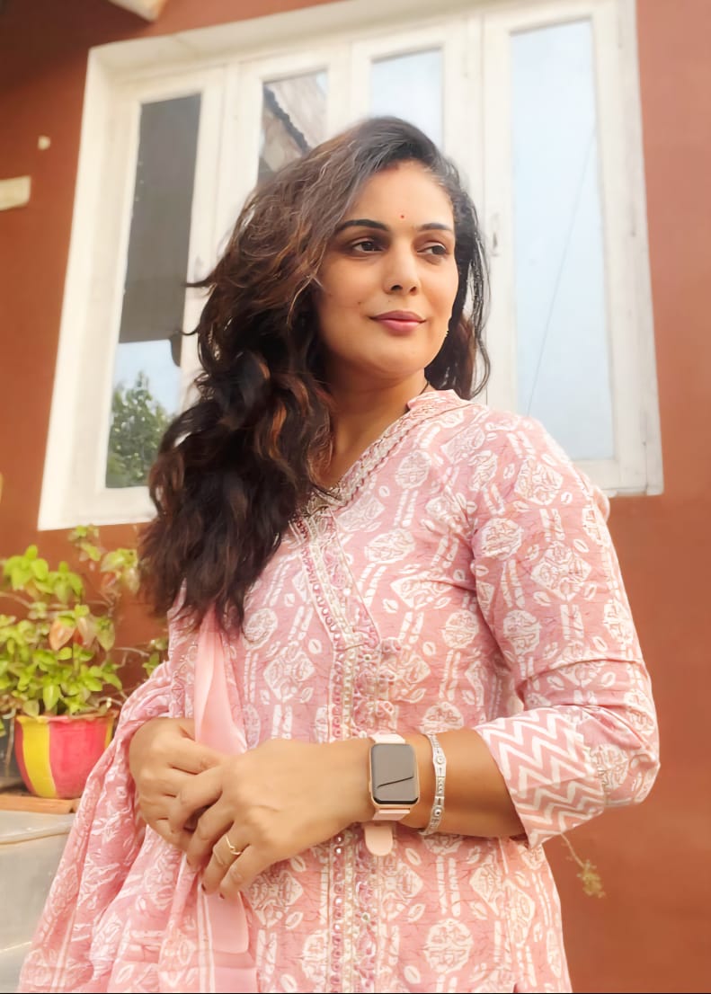 Prerna 3pc Suit Set-Peach