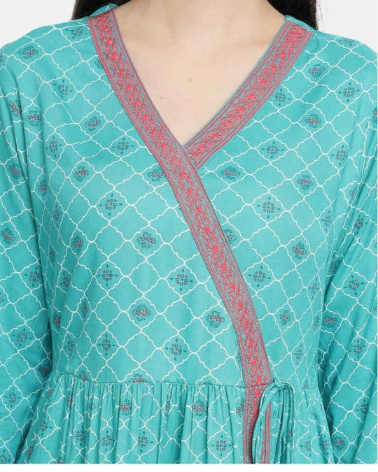 Nirali Frock Kurti-Firozi